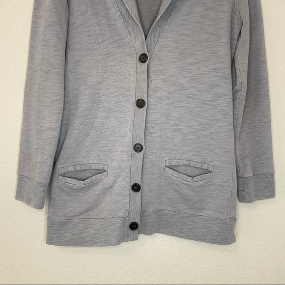 J.Crew Size Medium Women’s Rumpled French Terry Cardigan - Picture 5 of 13